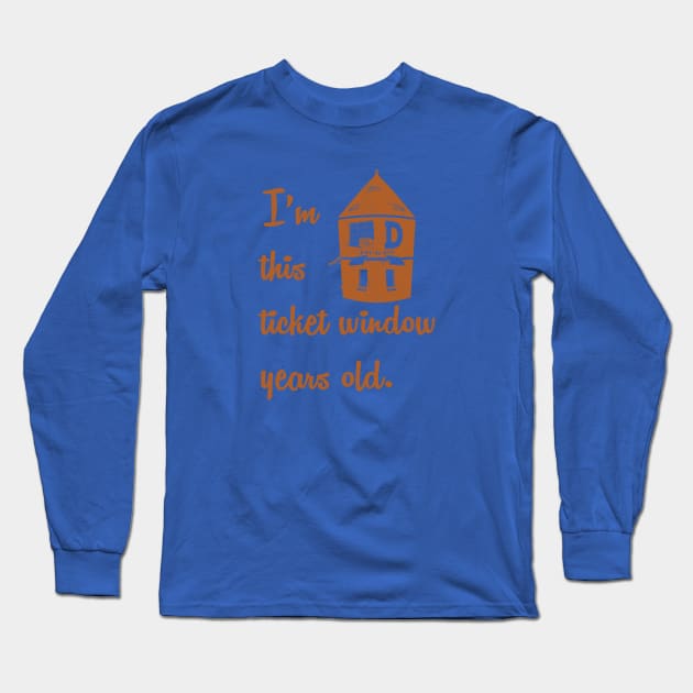 DAP Ticket Window Long Sleeve T-Shirt by ChrisMPH